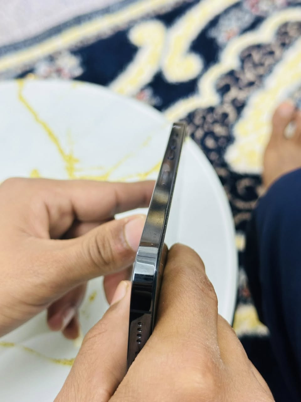 سلام عليكم آيفون 12 برو ماكس مكفول مامفتوح ذاكره 256 بطاريه 79 نموذج M نضافه 99%جهاز محتاج واريد ابيعه رايده 475 وبي مجال بسيط مكاني بغداد الامين الثانيه تواصل واتساب فقط ***********
