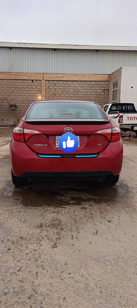 كورلا 2016 للبيع رقم سليمانية سنوية جديدة وبأسمي بيها دفتر بانزين ضرر قطعتين (جاملغ وبونيد) وبيها شويه دواخل راس شاصي 
السيارة جاهزه وماناقصها كلشي.. كير محرك بالشرط 
السعر 128 وبيها مجال.. للأستفسار ***********
