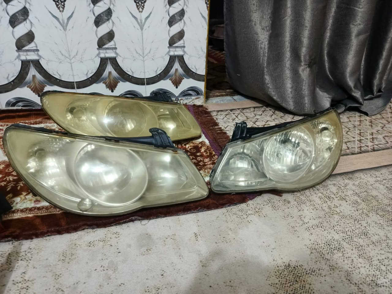 غراض النتره صابونه 11 زوج لايت تجاري وتك صلي وزوج بك لايت صلي وتك تجاري وزوج دبلات  مستعمل مع دركه تصال على ***********
