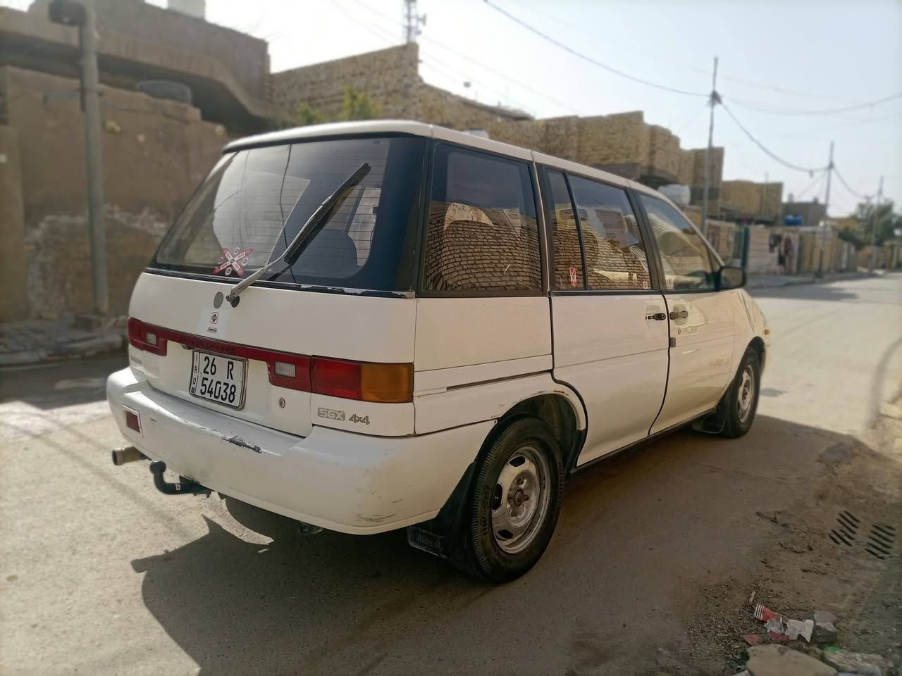 سلام عليكم نيسان للبيع موديل 92رقم صلاح الدين نكليزي مكينه وكير مكفولات كهربائيّة كله شغاله مكاني واسط السعر 30 ورقه $$ اتصال عل رقم الهاتف ***********
