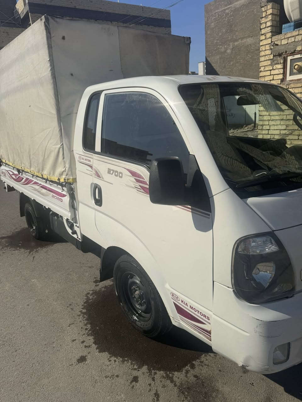 كيا بنكو 2700 موديل 2015 العنوان بغداد الجديده السعر 103  الاتصال ***********
