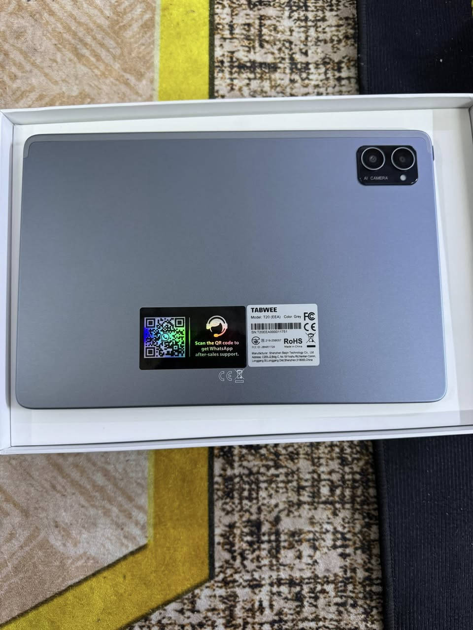 حبايب سلام عليكم هاذه تابلت قطعه مفوله ممفتوحه حته بعده ممعرب ذاكره 512 تواصل ***********
