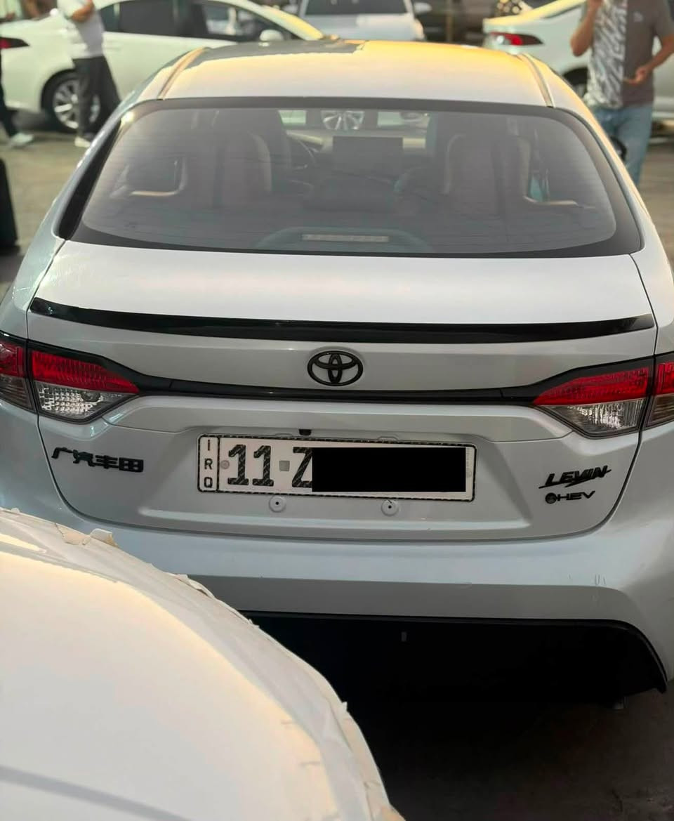 كورلا هايبرد ٢٠٢٥ بلاك
كشن كهرباء
داخل احمر
فتحة 
مكان السيارة بغداد
السعر ١٥٥$ وبي مجال قليل للشراي
***********
