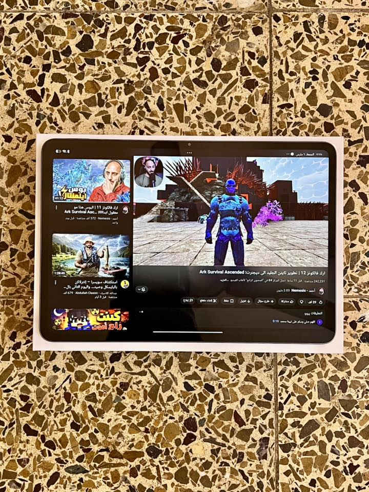 شاومي باد اس 6 برو
xiaomi pad s6 pro

الشاشة 12.4 

 144 HZ

ذاكرة 512  💾

البطارية 10000 🔋

الشاحن 120 واط  🔌⚡️

الذاكرة العشوائية 16 GB ⚙️

ملحقاته كاملة ويشمل :

▫️الشاحن 120 واط الاصلي

▫️الكفر الخاص بالجهاز 

▫️ ستاند اصلي هدية 🎁 

▫️ الكارتون الخاص بالجهاز

🏷️ الايباد للبيع بسعر 525 الف

📍 بابل حله ناحية النيل

 ***********📱
