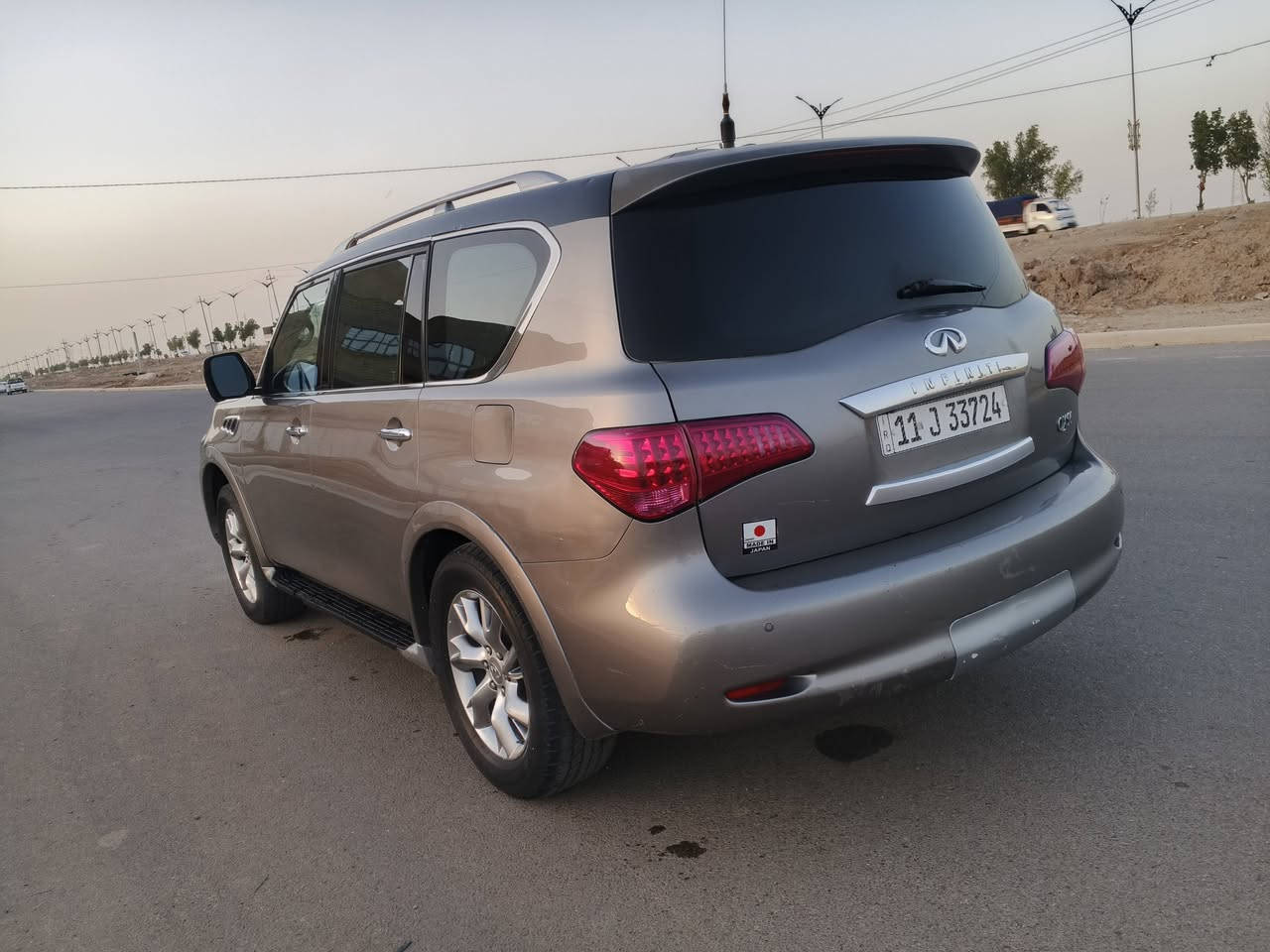 السلام عليكم
انفنتي للبيع او مراوس حسب القناعه QX56 

موديل ٢٠١١ فول مواصفات للاخير 

كشنات منفصل ViP

٣٦٠ درجة كامرات ورادارت 

لايت متحرك مع الستيرن 

شاشات خلفيه ٢ واماميه 

دشبول صاج وبعد هواي مواصفات المعروفه 

مكان السياره واسط مركز المدينه

سعر ١٤٢

للاستفسار

                                                          ***********
***********
