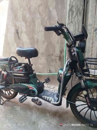 بايسكل شحن • بطاريات جدد • تاير بنچر