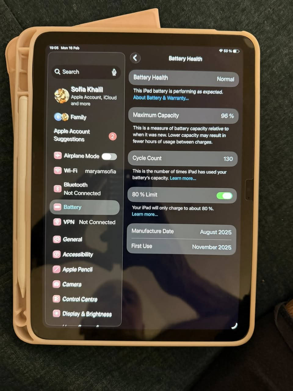 ايباد ١١ a16 ذاكرة ١٢٨ بطارية ٩٦٪؜ أخو الجديد بغداد زيونة السعر ٤٩٠


**إذا كنت صاحب هذا الإعلان وتريد حذفه لأي سبب، رجاءا أرسل رسالة إلى الدعم الفني**