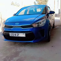 كيا ريو لون ازرق موديل 2018 كير مكينه تبريد جاهز حادثة جاملغ وشويه من ...