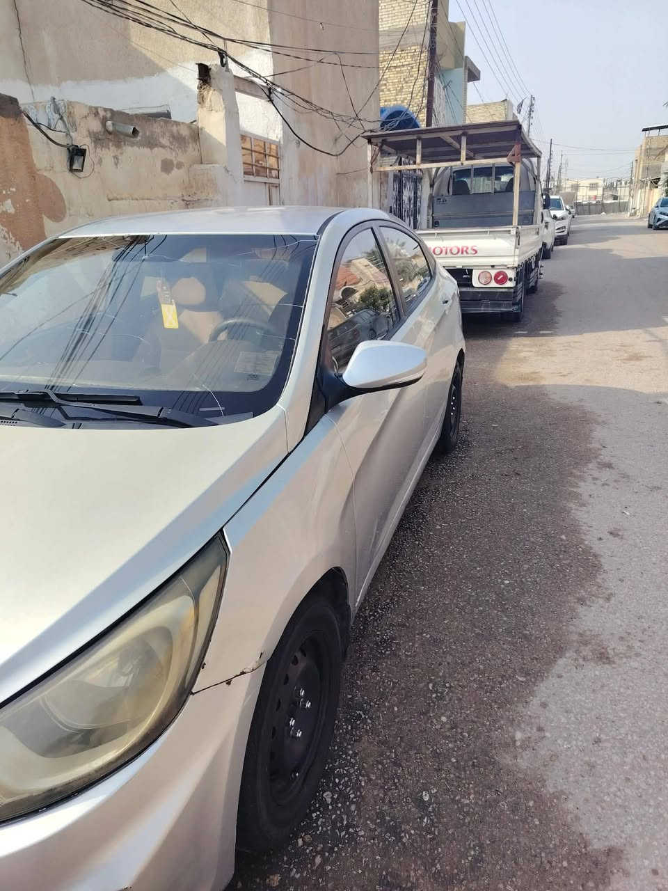 سلام عليكم اكسنت موديل ٢٠١٤ مصبوغه حزام بدون ضربه السعر ٦٨ وبيها مجال ***********
