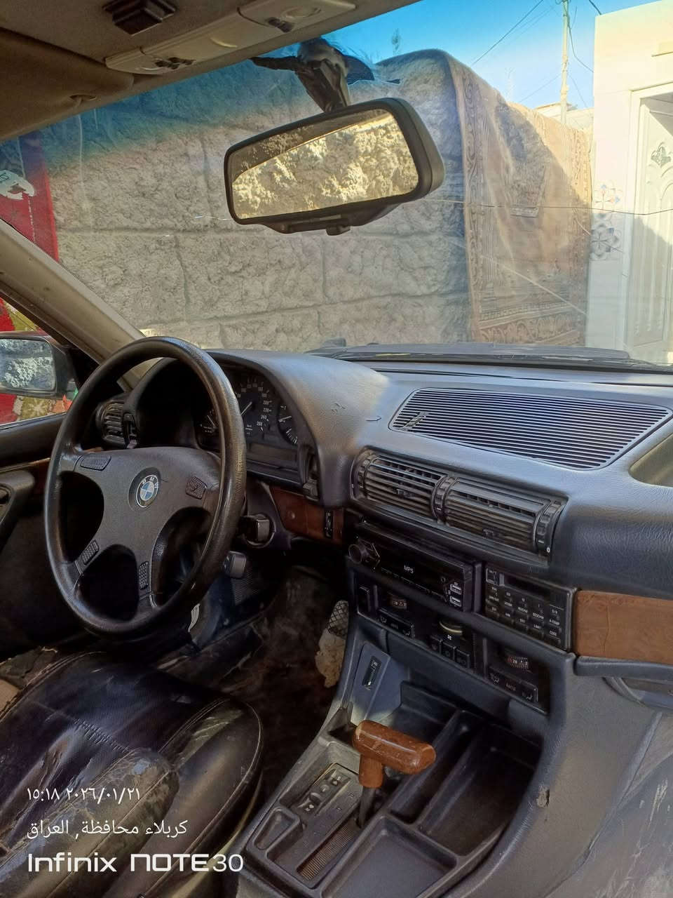 السلام عليكم Bmw موديل91 حجم 735  محرك كير اكسل خير من الله سياره بلاد بدون ظربه بدون اخياس السعر 38 مراوس ترهم (***********)
