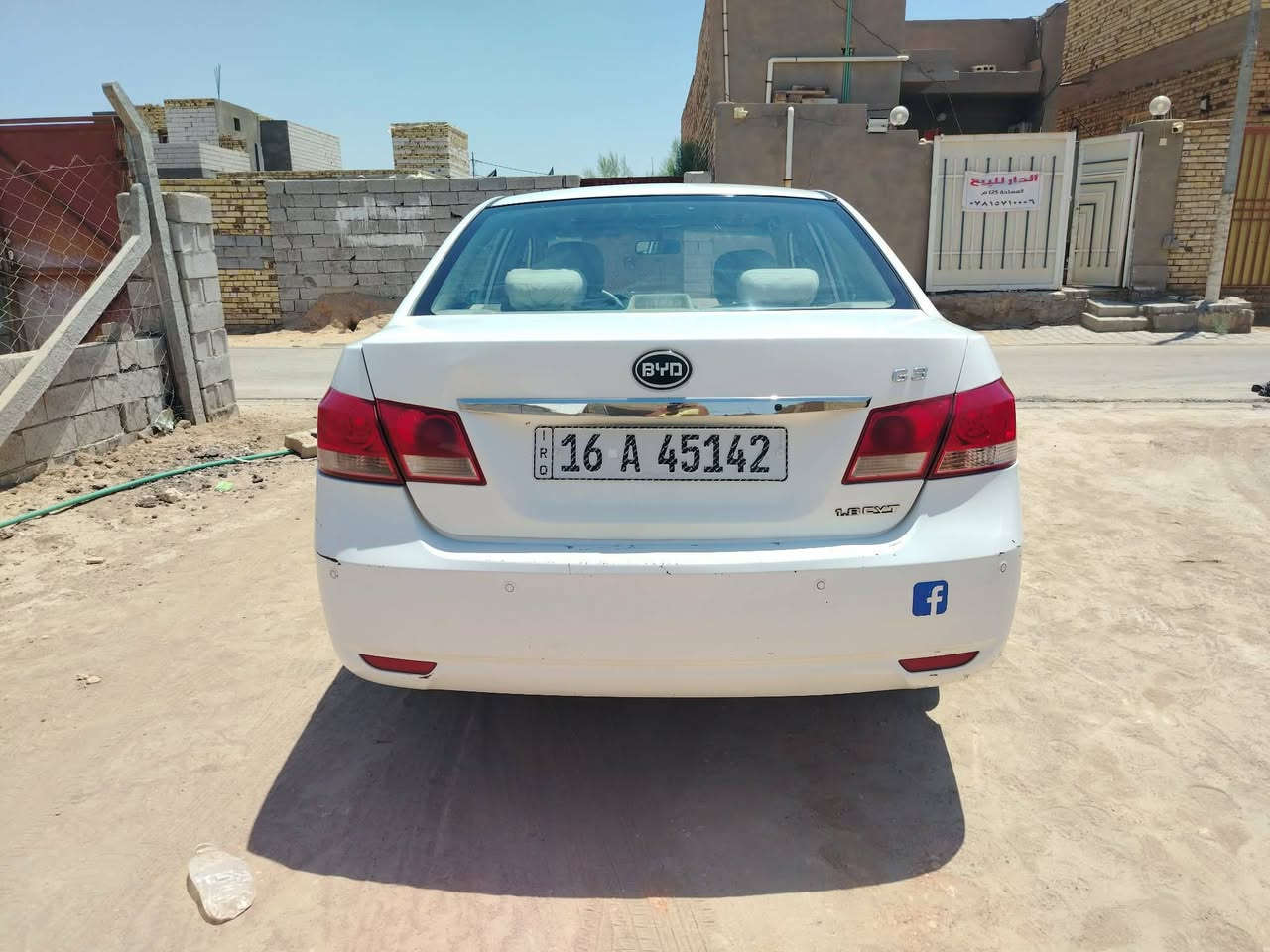 السلام عليكم

BYD  G3 بصمه
موديل 2016
هزه ولوحات حديثه  2026
س
سنويه لغاية 14.11.2030السعر 50باقي التفاصيل اتصل ***********
