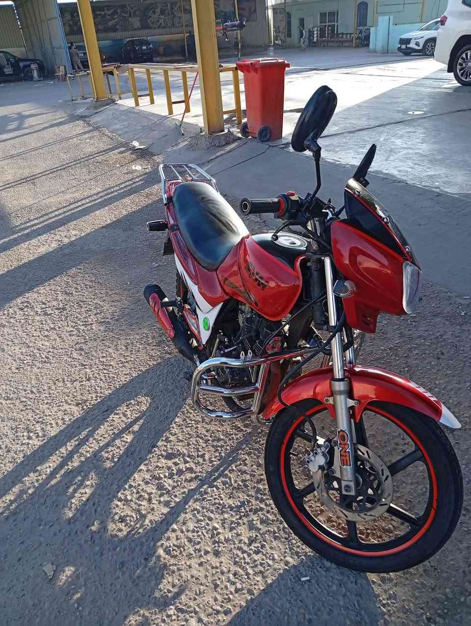 ‏
السلام عليكم دراجه سايم مابي اوراق كهربائيات كلها شغاله السعر 500وبي مجال بسيط مكاني فلوجه حي المختار 
‏‪0750 023 3034‬‏
