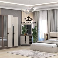 غرفة نوم 5 قطع • سرير 180×200 • كونتور 220سم