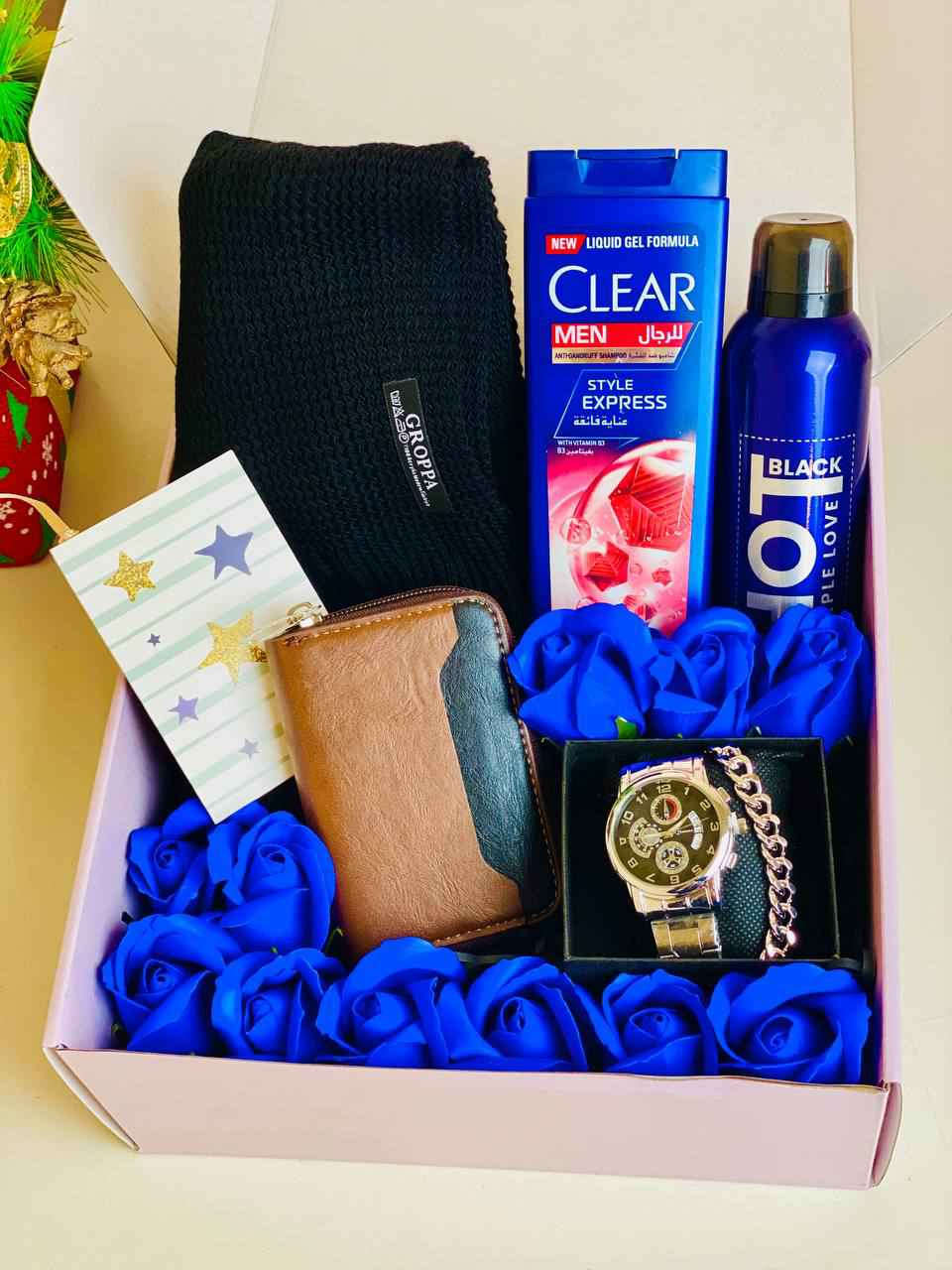 من أجمل هدايا رأس السنة 💙

هدية رجالية 

بكج عطور رجالي فيري سيكريت V.S.E
من اجود وأفخم البكجات 
البكج يحتوي على 4 قطع 

عطر 💙 سبلاش 💙 جل استحمام 💙 بخاخ مزيل عرق 💙

محفظة رجالي كوالتي عالي 🪽 

كارت العبارة حسب الطلب 

للطلب و للاستفسار مراسلتي واتساب ***********
او عالخاص 

رابط صفحتي
https://www.facebook.com/share/1EpSuzEKGw/

#توصيل_كافة_المحافضات
#هدايا_رأس_السنة
#رأس_السنة بغداد, العراق
