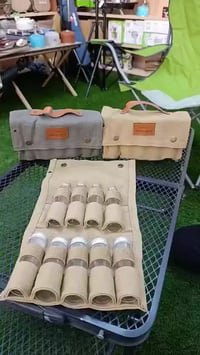 جنطة بهارات • ٩ حافظات • للتخييم