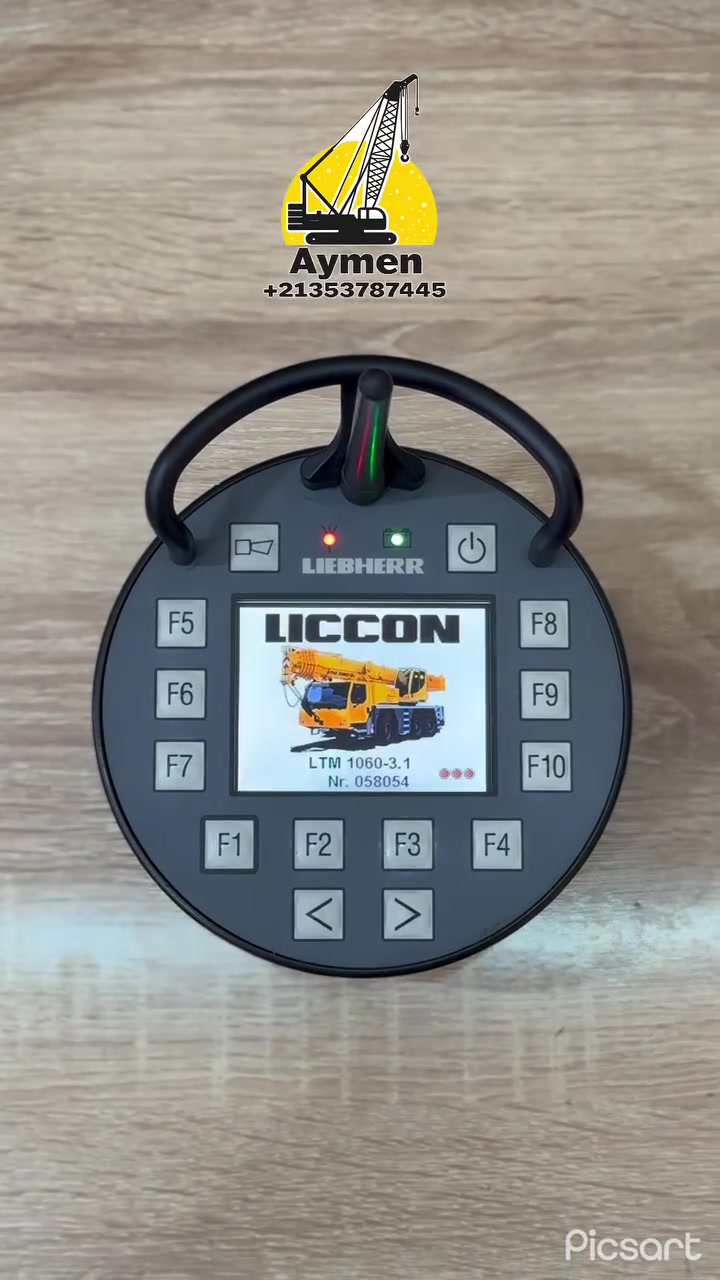 Liebherr BTT Remote Control 🇩🇪
📞+213553787445


**إذا كنت صاحب هذا الإعلان وتريد حذفه لأي سبب، رجاءا أرسل رسالة إلى الدعم الفني**