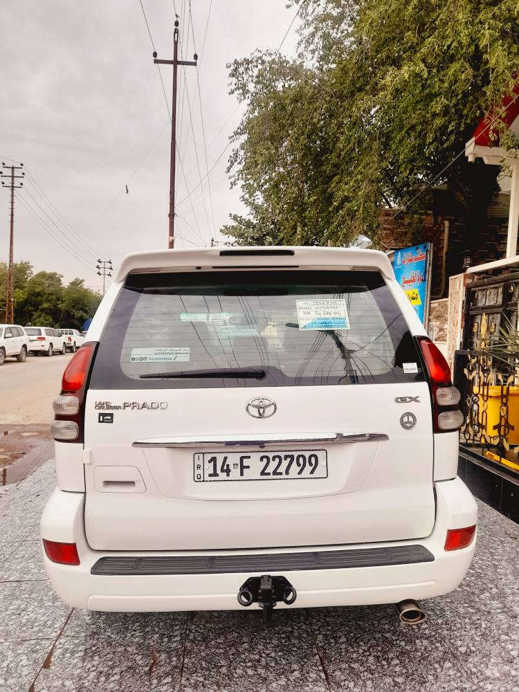 السلام عليكم. تويوتا برادو. رقم بصره. خليجي كفاله عامه. مواصفات ساز. سياره ع وضع الشركه حيل جديده  ماشيه (138الف)    الاستفسار ***********. 
مواصفات شركه ساز الدوليه. شاشه عرض ٧ راكب. مكينه 2700. لايت زنون. تبريد ٣ قطع. كشنات خليفه تعليك.  درع نيكل. دواخل بيجي عسلي مطعم بصاج احمر. اخوان السياره حيل جديده وستخدام خاص وبسمي وتحويل ثاني يوم.  سياره كفاله  عامه ضربه وصبغ وتبديل وبارد وكير ومكينه وحداديه واحلا من الصور بهواي وبلعافيه علياخذهه. للبيع او مراوس مكاني بصره  *********** البصرة, العراق
