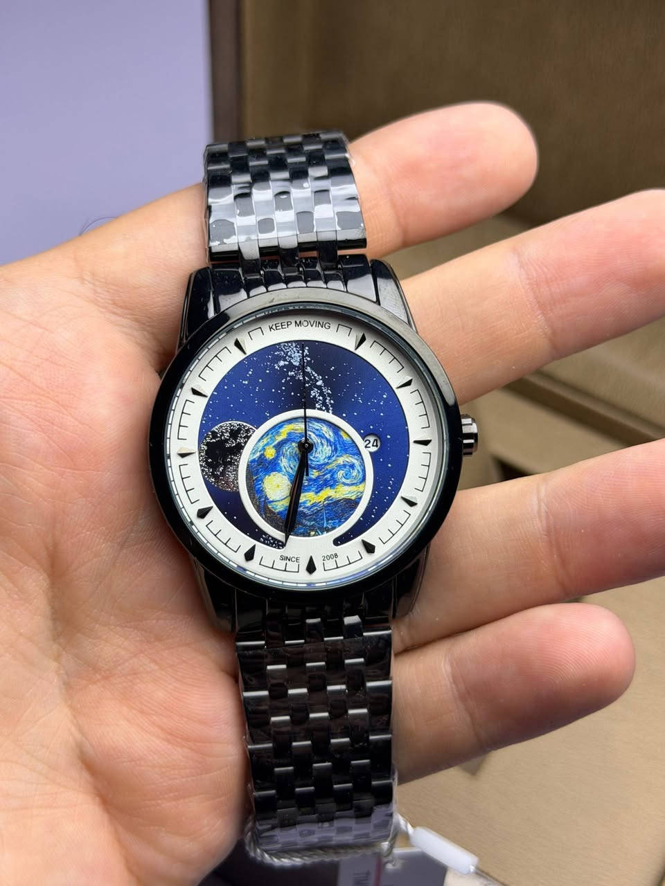 Keep moving 
اصلي ماكنه ياباني 
مينا مميزة 
قفل فراشة 
ستانلس ستيل 
مقاومة للماء

25 الف على اول تم

524953506144963935


**إذا كنت صاحب هذا الإعلان وتريد حذفه لأي سبب، رجاءا أرسل رسالة إلى الدعم الفني**