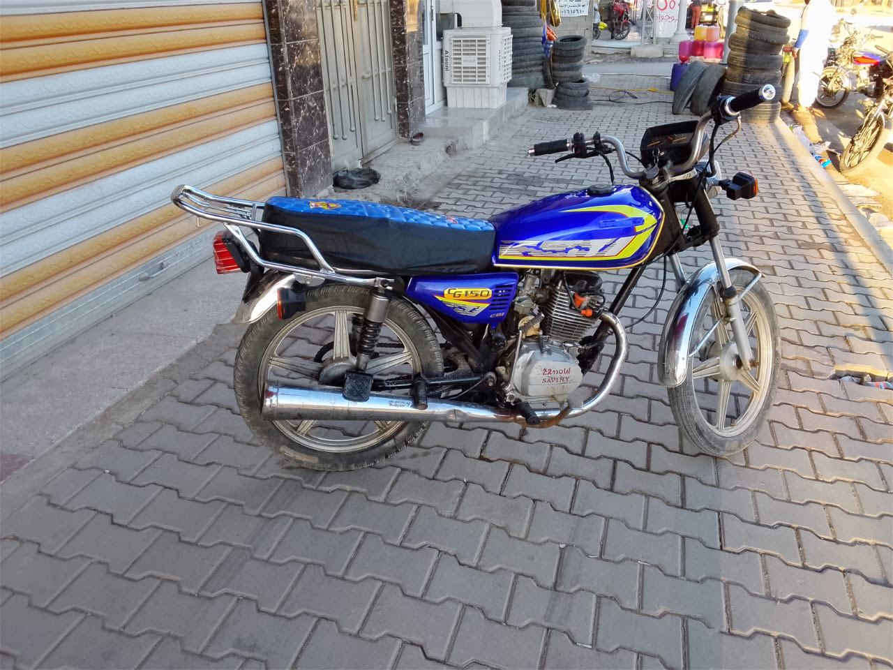 سلام عليكم دراجهايراني كل نقص مابي جاهز منكلشي اي ستفسار خاص السعر450 بي ستفسار  عرقم مخاص ما موجود *********** عنوانارمادي الصوفيه مقابل  فرع الجنابين
