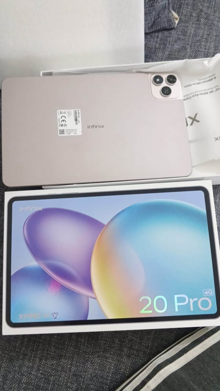 السلام عليكم أخوان  
أيباد استعمال كلش قليل
 أن فنكس 20 برو
ذاكره 256 
داخليه 16 

8000mAh.                                                       بطاريه.    

السعر 250 وبي مجال قليل


**إذا كنت صاحب هذا الإعلان وتريد حذفه لأي سبب، رجاءا أرسل رسالة إلى الدعم الفني**