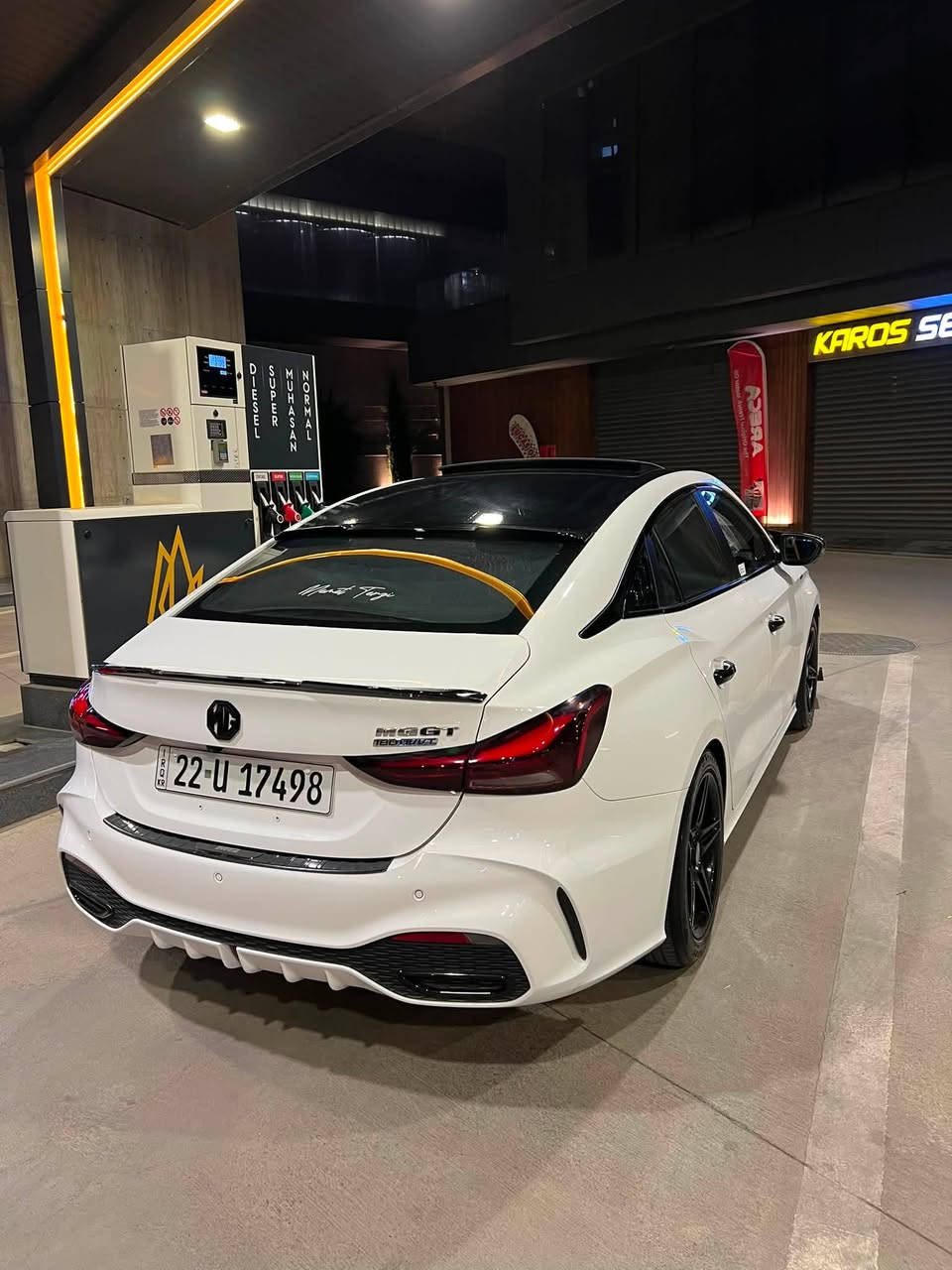 MG GT 2025 clin taitle Ful    ئێمجی جیتی فول فول  بێ چاڵ و شوخت و سارد  ۱۷ هەزار ڕۆشتوە سلاید کوشن جلد کامێرا ۳٦٠ دەرجە ڕادار لایت عەدەسە کامێرا پێش و پشت سوکان ڤۆلێۆم   گاعی و ناو سنوقی تێگیراوە ویل سپۆرت باڵی سەرجام و سنوق پێش و پشت لید لحیە سپۆرت کامل جوانکاری  ***********. .  ۱۲۷گەڵا
