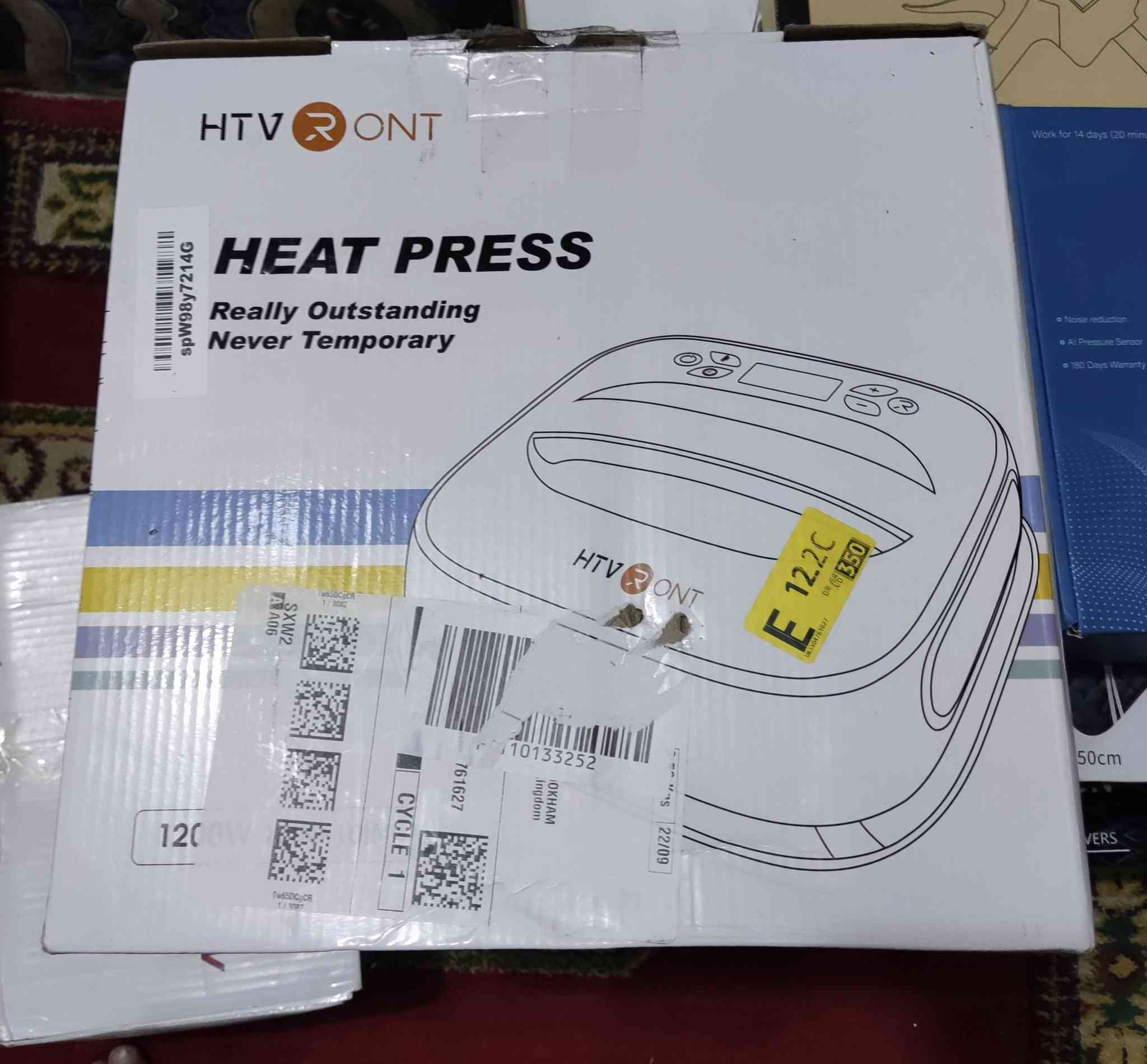 مكبس حراري للملابس باله مامستخدم كهرباء 120 فولت


**إذا كنت صاحب هذا الإعلان وتريد حذفه لأي سبب، رجاءا أرسل رسالة إلى الدعم الفني**