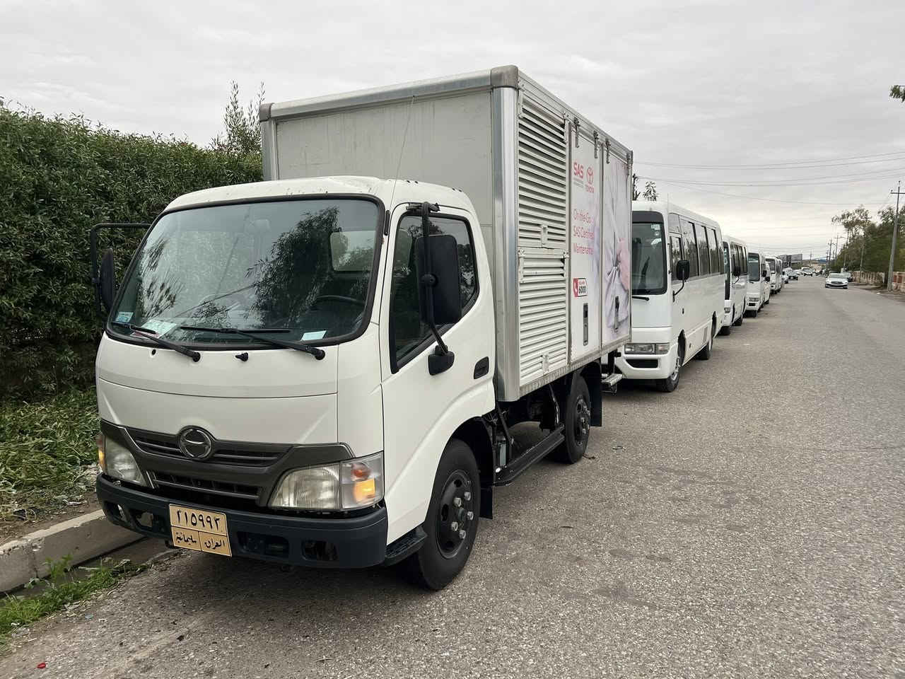 هـینو 
مودیل ٢٠١٣
ماشیة ٣٨ الف كم حقیقي
***********
عنوان/ اربیل
