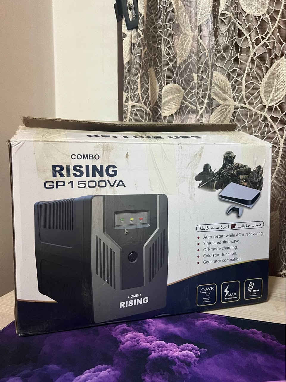 ئەم ups بۆ فرۆشتن زۆر کەم ئیشی کردووە زۆر پاکە 🔥

UPS RISING GP1500VA Offline
نرخی تەنها ٤٥ هەزار السليمانية, العراق


**إذا كنت صاحب هذا الإعلان وتريد حذفه لأي سبب، رجاءا أرسل رسالة إلى الدعم الفني**
