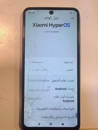 موبايل نضيف لوك بس شاشه بيها فطر ذاكره 128 رام6 السعر 70 وبي مجال بسيط...