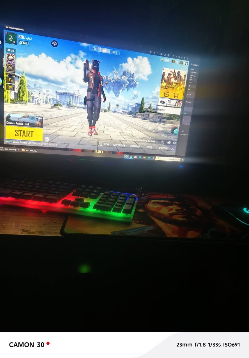 باكج العاب كامل للبيع
السعر : 1,050,000 د.ع قابل للتفاوض

المواصفات

تجميعة + Ryzen 5 3500X + RX 580 8GB

16GB RAM

الشاشة: [ اكتب كم انش ونوعها ]

للكهرباء + كيبورد + ماوس + يدة اكس بوکس UPS

اصلية

الحالة نظيفة وتشغل كل الالعاب 1080p

المكان - بغداد

السبب اريد ابيعها كاملة للاستفسار ***********
