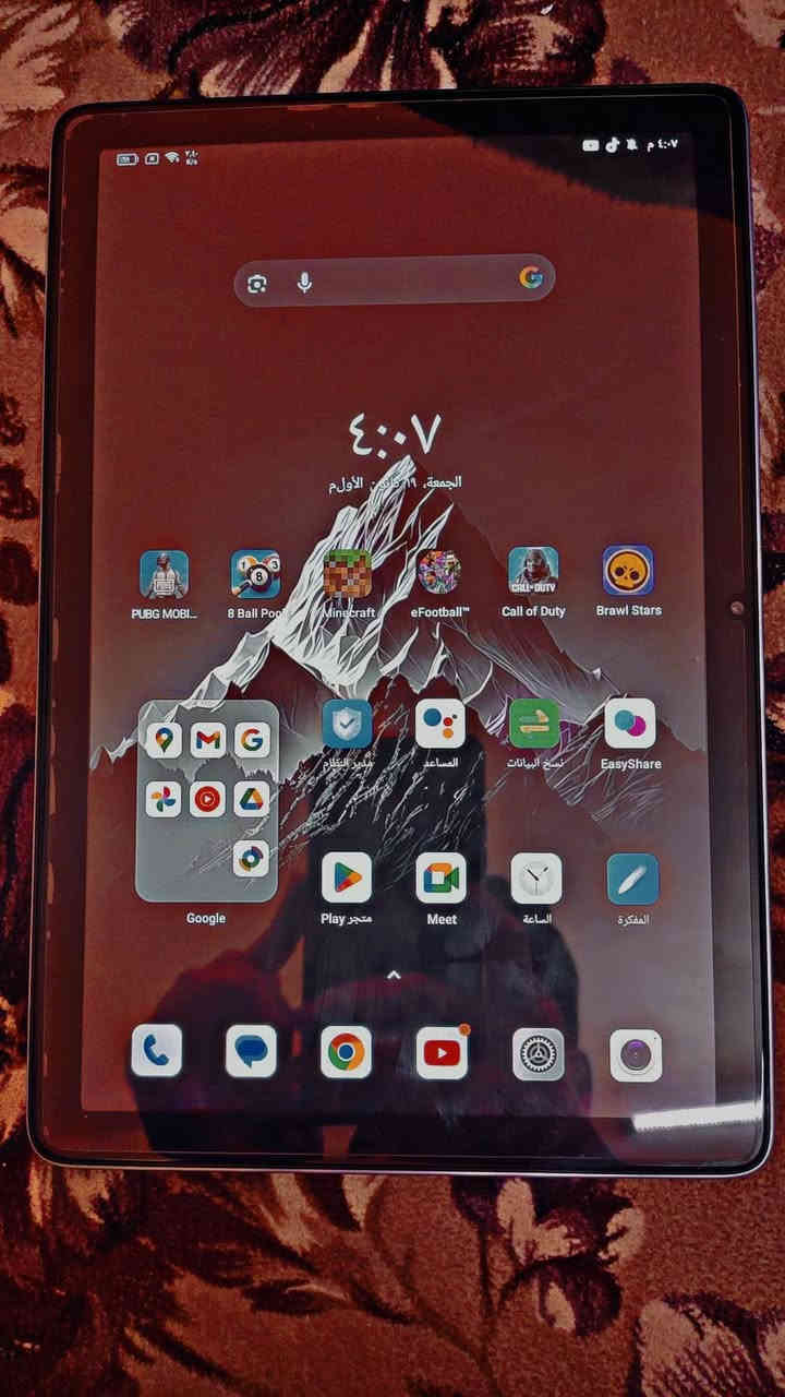 أسلام عليكم🖐
أيباد Blackview 60 pro للتبدليل فقط📌
مع
(أيباد 60 فريم او اكثر/لابتوب للألعاب💻) 
المواصفات: 📑
ذاكرة💾128GB + مكان ميموري قابل للتطوير حتى 1000GB💾
رام8+16=💽24GB قابل للتطوير. 
يدعم السيمكارت ×2 
بث شاشة SMART 📺
فيه وضع pc يصير حاسوب 💻
تقدر تفتح فيه اكثر من برنامج
شاشة1280×800🌃HD
معالجunisoc T606🔥
سعة البطارية 7700mAh 🔋
(قطارة بل شحن)🔋
الجهاز جديد شرط أي عيب ❌
او عطل مابي🤝
ورقة ضمان استبدال الشاشة اذا كسرت🧾 بعد200يوم🖥✅✅
(مفيد للدراسة و التصفح والالعاب و مشاهدة الافلام و التصاميم) 
ملحقات الجهاز: 🎁
1-كيبورد اصلي مالجهاز⌨️
(بلوتوش و شحن) 
2-ماوس اصلي للجهاز🖱
(بلوتوث مع باتريات) 
3-قلم اصلي للجهاز. 🖋
4-كفر دفتري لحماية الشاشة و يصير 
استاند للأيباد✅
5-لسقة لحماية الشاشة اصلية موجودة على الأيباد📲
6-مفتاح مكان سيمكارت و ميموري📌
7-سماعات الايباد الاصلية🎧
علق و ارد عل كل
تواصل خاص 💬
او وتاساب🗨   📞***********📵
عنوان موصل جانب ايسر🔱
