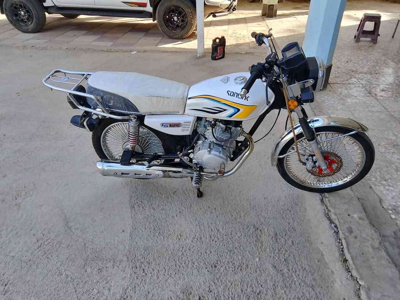 بيع مستعجل وسعره مناسب حيل تايكر سونك الأصلي موديل 24 طالعه بل 25 سعره 525 كلشي بيه شغال ومكفول (اوراق كاملات)مكانه حمزه الغربي رقم ***********
