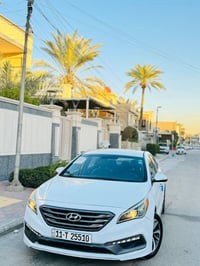 للبيع سوناتا  2017 رقم بغداد بسمي هزه وفحص جديده  حادثها قبق جنطه ومبد...