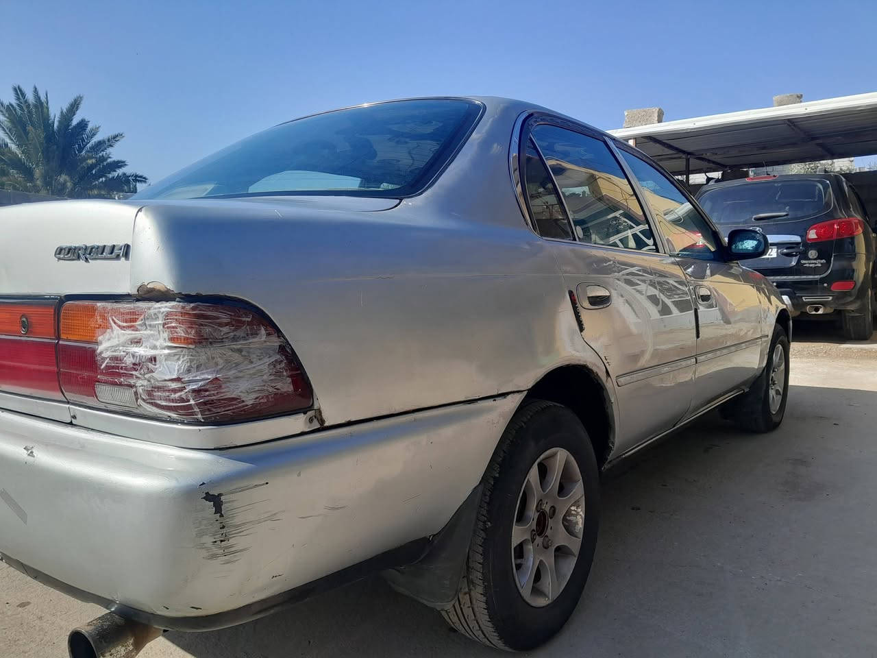 كورلا ٩٤ رقم ديالى سياره جاهزه داخل وخارج مكينه كير صدر تخم تاير الحمد لله كل نقص مابيها عارظها ٥٠ وبيها مجال وهذا رقمي ***********
