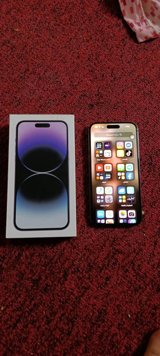 السلام عليكم للبيع 14 برو ماكس كامل ملحقاته للاستفسار
***********
