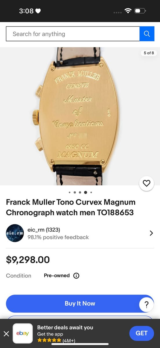 Frank mullery Gold Plated


**إذا كنت صاحب هذا الإعلان وتريد حذفه لأي سبب، رجاءا أرسل رسالة إلى الدعم الفني**