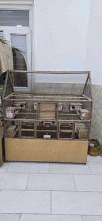 قفص طيور الحب • ١،٢٣×١،٢٣سم • ٦٦سم