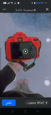 كاميرا نيكون • نيكون D7500 • كاميرا احترافية • تصوير 4K • عدسة 18-140 ...