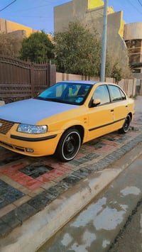 سياره للبيع سمند موديل 2011 رقم كربلاء انكليزي باسمي مصفره هيئه وغراما...