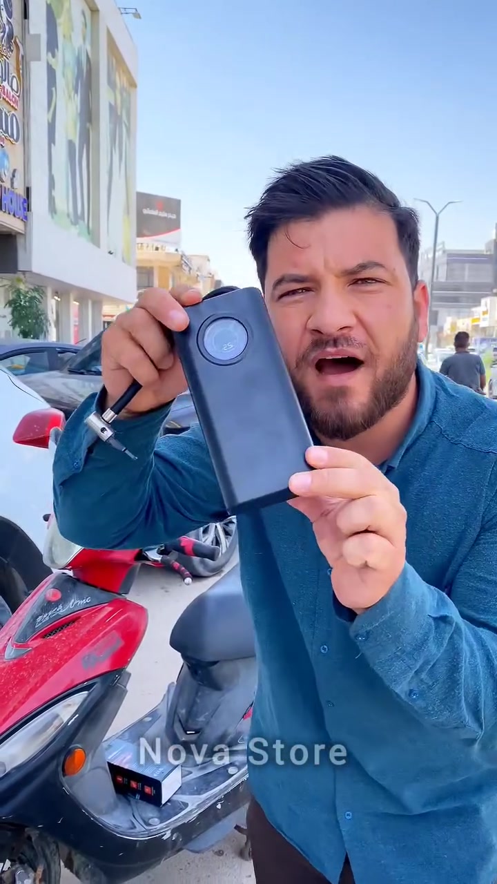 بعد لتحتار بالشارع ويه المنفاخ الالكتروني 
كل هذا بسعر 18 الف فقط 🔥
💨 منفاخ هواء لاسلكي عملي ينفخ الإطارات والكرات بسرعة وين ما تكون!

شاشة رقمية + تشغيل سريع بزر واحد 👌

حجم صغير سهل تخليه بالسيارة أو تاخذه وياك 🚗

يوجد توصيل كافة محافظات العراق 🇮🇶


**إذا كنت صاحب هذا الإعلان وتريد حذفه لأي سبب، رجاءا أرسل رسالة إلى الدعم الفني**