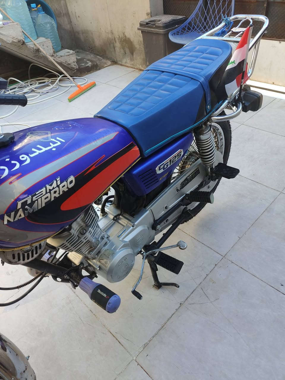 دراجة نامي برو مرقم رقم كركوك شرط التحويل 
نضيفه محرك ما مفتوح 
موديل 2021شاصي 2021
كهربياته كامل 
مكان كركوك حي العسكري 
سعر مليون و 200


**إذا كنت صاحب هذا الإعلان وتريد حذفه لأي سبب، رجاءا أرسل رسالة إلى الدعم الفني**