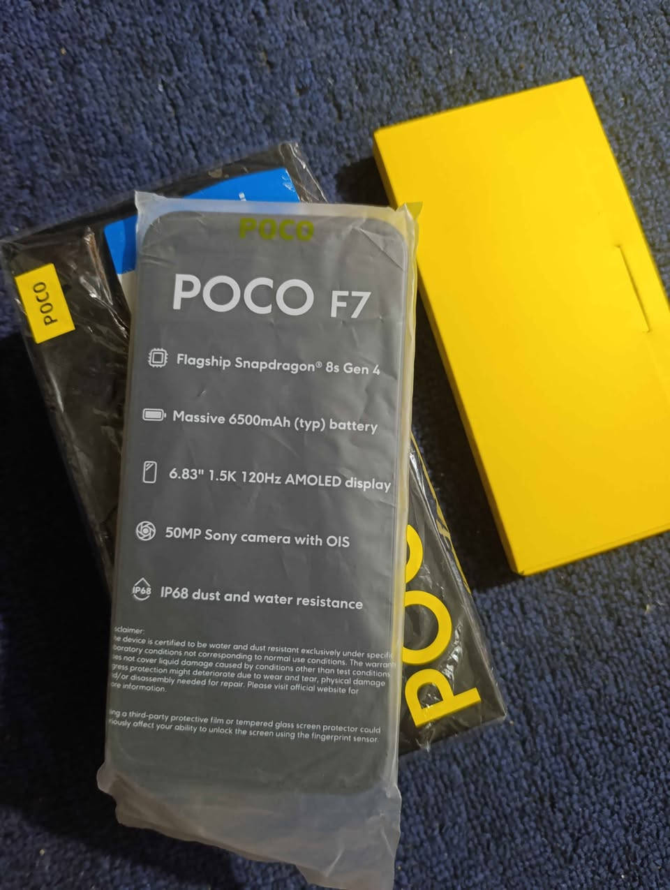 بوكو F7

جديد كلش شخط مابي

ذاكره 528 رام 12+12

120 فريم

معالج 8sGen4 سناب دراكون 

شاشه اوملد فول اج دي بلص

بطاريه عملاقه 6500

شاحنه 90 واط

كامل ملحقاته الاصليه

مكاني نجف *********** النجف, العراق
