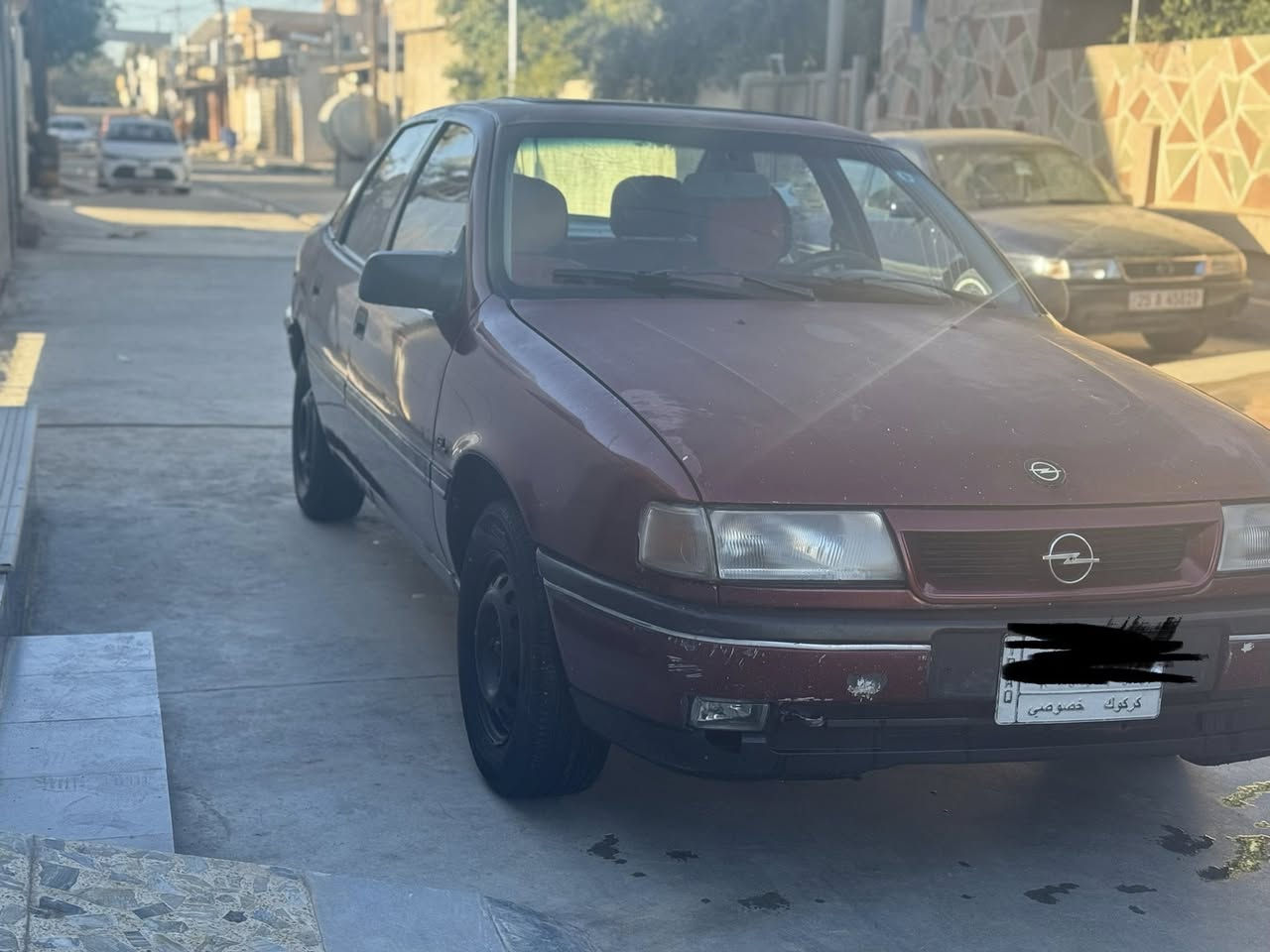 اوبل فكترا للبيع موديل 1991سنويه مشروع وطني لل29بطاقه بنزين موجود حجم المحرك 18سياره بدون ضرب بدون خياس شواصي بلادي مامعمر أربع تايرات جديد دواخله نظيف باقي على بلاد سعر43$ مكاني كركوك ***********
