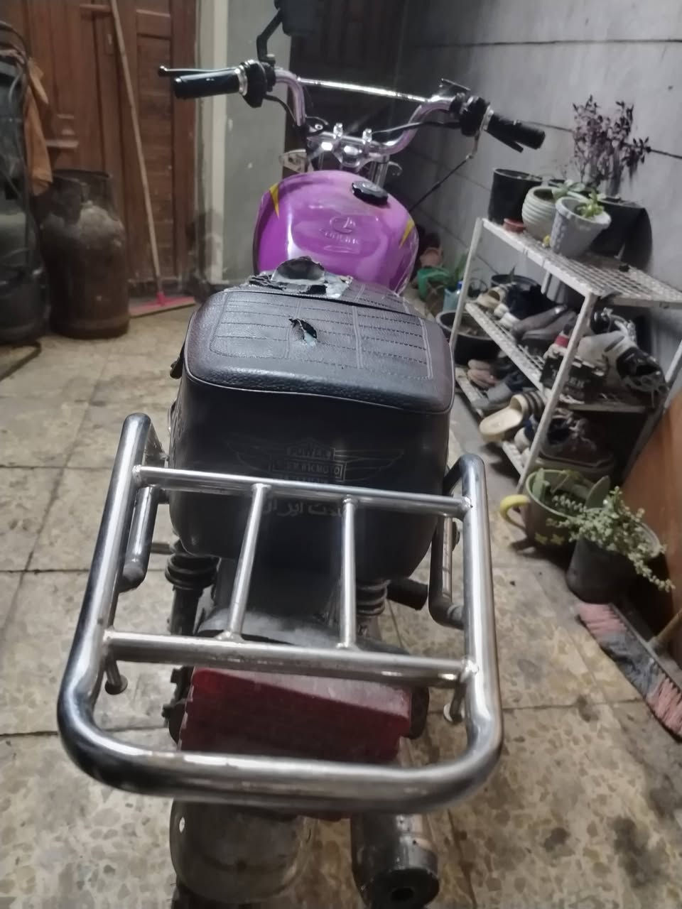 دراجة ايراني تايكر للبيع ابيع طافي 150الف للتواصل على هاذ رقم *********** فقط لليشتري ومستعجل على بيعتها مكان غزالية هياكل موديل23
