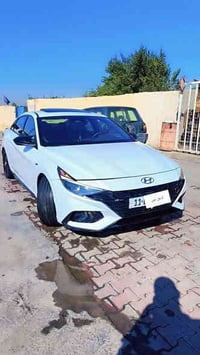 النوع :  HYUNDAI  الفئة:ELANTRA N LINE اللون:  ابيض  المحرك : 1600T سن...