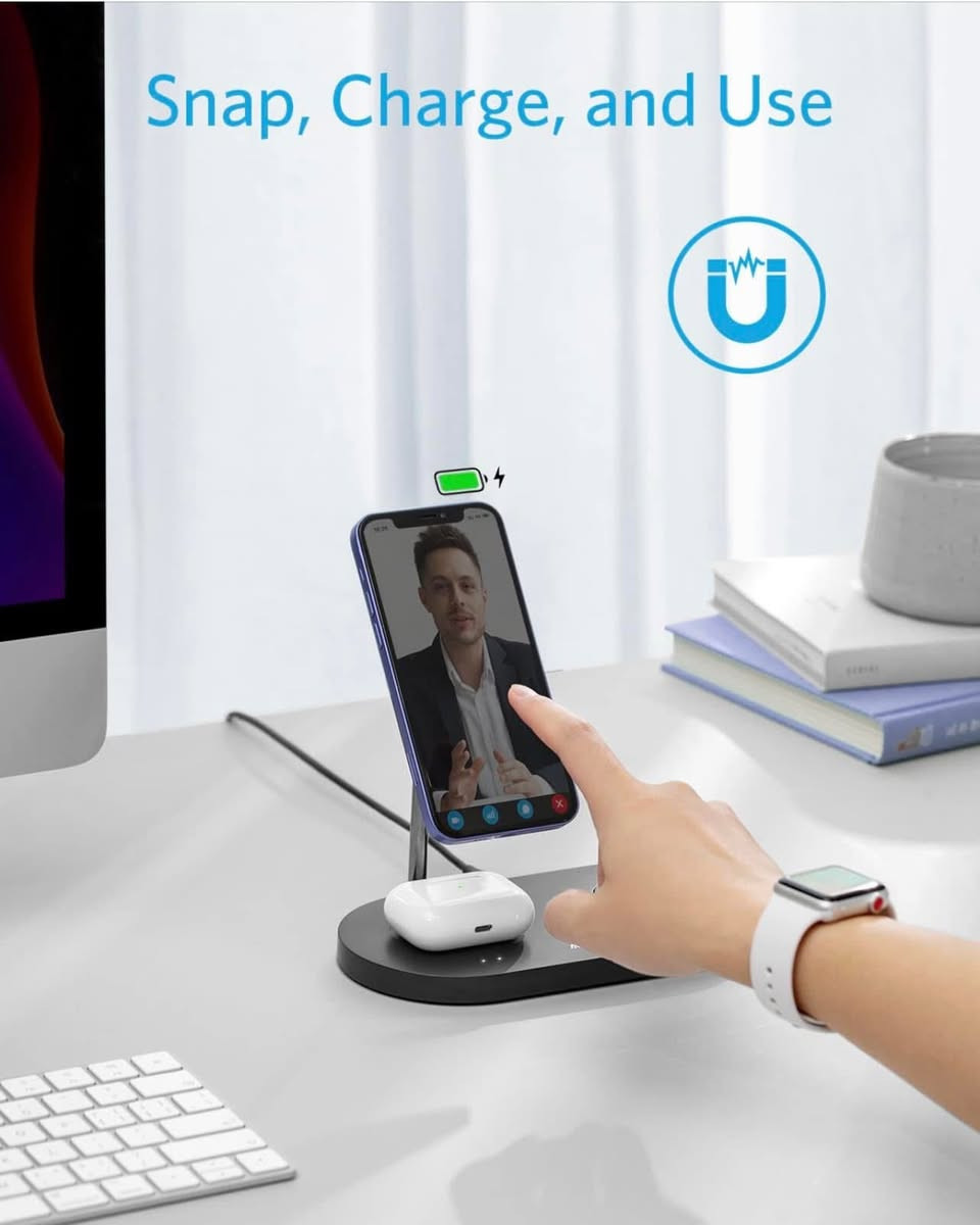 سلام عليكم
اخوان وصيت ولد صاحبي على هاي 
anker 533 magnetic wireless charger
تدعم شحن فاست جارج type c to type c
تشحن ٣*١
يعني تشحن السماعات الايربود
وساعه ابل واتج
والتلفون  كلهن سوة تجمعهن
تجي وياها شاحنة انكر 20W  وكيبل type c
بعدها بل باكيت ممسنخدمة
اليريده علق تم وكتبلة السعر


**إذا كنت صاحب هذا الإعلان وتريد حذفه لأي سبب، رجاءا أرسل رسالة إلى الدعم الفني**