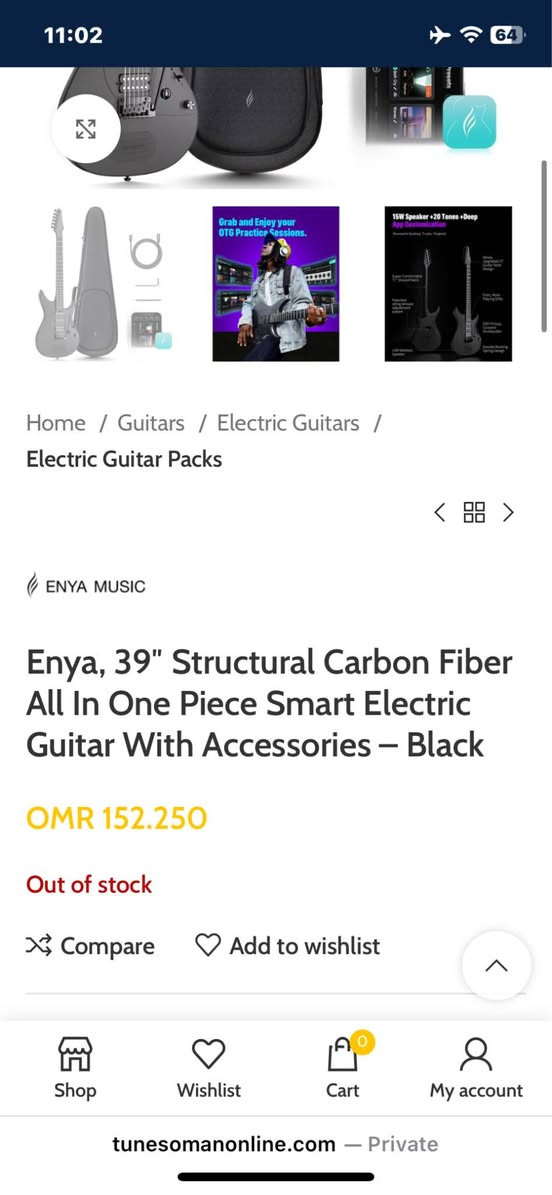 هاي الكيتار تكدر تعزف بيه مباشرة لأن بيه سبيكر مدمج، أو تكدر توصله على الكمبيوتر مباشرة عن طريق USB-C، أو توصله على أمبليفاير.

اشتريته من عمان و اريدة ب ٥٠٠ الف و بي مجال بسيط. بي قطر بالقاعدة لان الجسم مصنوع من مادة الكربون يمكن تصليحة بالصمغ السماوا, المثنى


**إذا كنت صاحب هذا الإعلان وتريد حذفه لأي سبب، رجاءا أرسل رسالة إلى الدعم الفني**