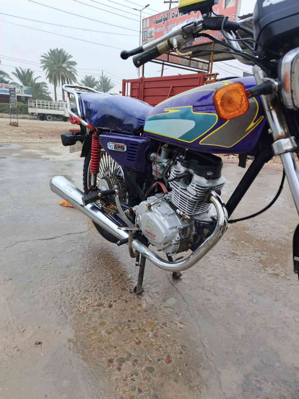 سلام عليكم دراجه تايكر موديل عشرين كلك   *********** السعر 325 وبيها مجال
