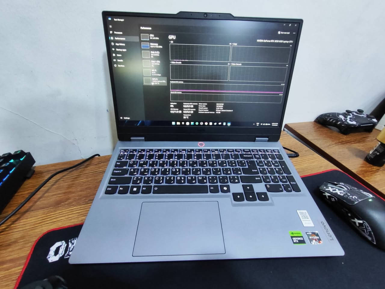 Lenovo Loq 
للبيع المواصفات:
CPU:Amd Ryzen 5 7235HS
GPU:NVDIA GeForce RTX 3060 6GB Laptop Gpu 
Memory(Ram):12 GB DDR5
STORAGE1: 512SSD NVME
STORAGE2:2 TERA SSD NVME
WIFI:MediaTek Wi-Fi 6 MT7921 Wireless LAN Card
المكان اربيل..
السعر خاص ...
للاستفسار:*********** او
*********** 
او المراسله على الخاص
