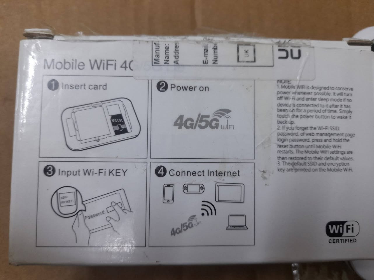 جهاز راوتر سيم كارت طلع بالامزون للبيع


**إذا كنت صاحب هذا الإعلان وتريد حذفه لأي سبب، رجاءا أرسل رسالة إلى الدعم الفني**